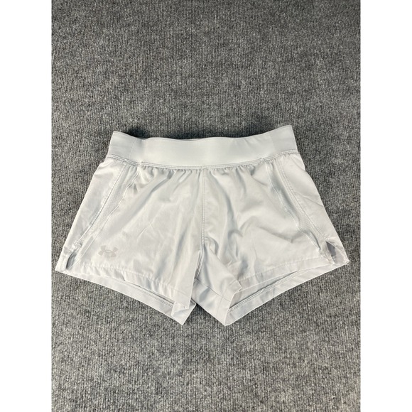 Women's Under Armour Speed Pocket Shorts Gray Size Adult XS - Picture 1 of 6